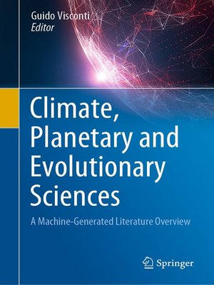cover image of Climate, Planetary and Evolutionary Sciences